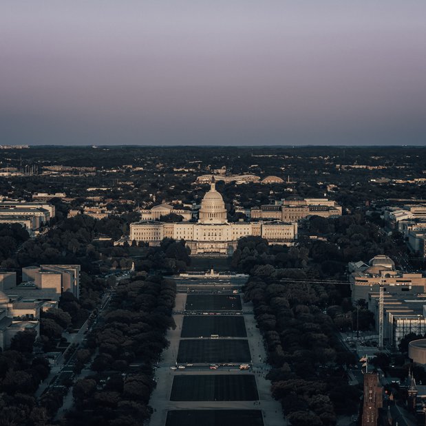 Capitol building from afar