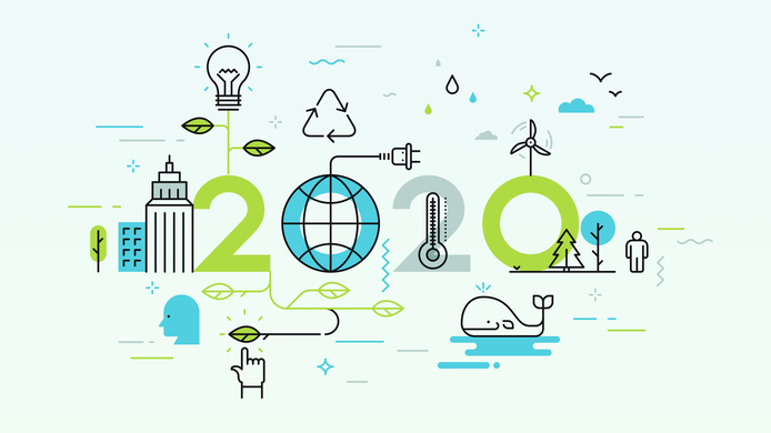 2020 year illustration - option 1