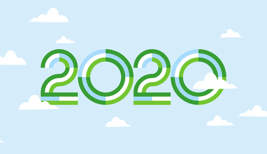 2020 year illustration - option 2