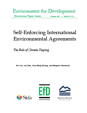 Self-Enforcing International Environmental Agreements: The Role of ...