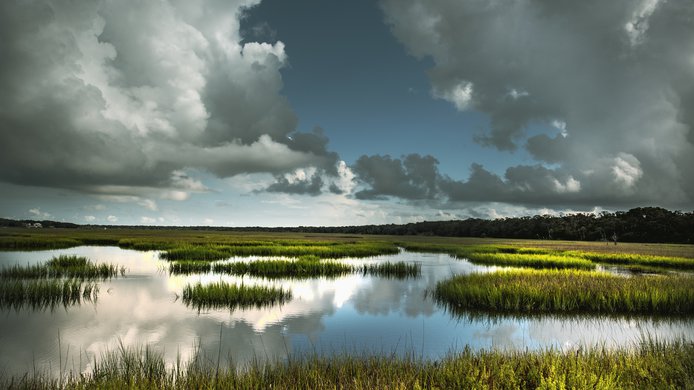 Land water nature