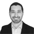A black-and-white headshot of Hashem Shokravi