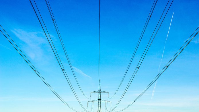 blue sky pylon