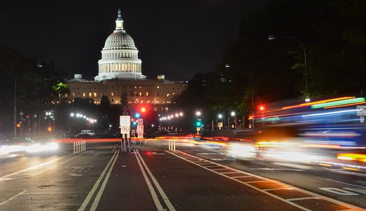 capitol building night