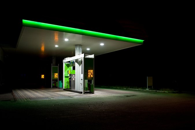 Green gas station night.jpg